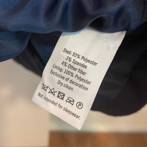 Janie and Jack Bonjour Navy Blue Faux Fur Trim Coat Baby Girls 12-18 months - Picture 9 of 10